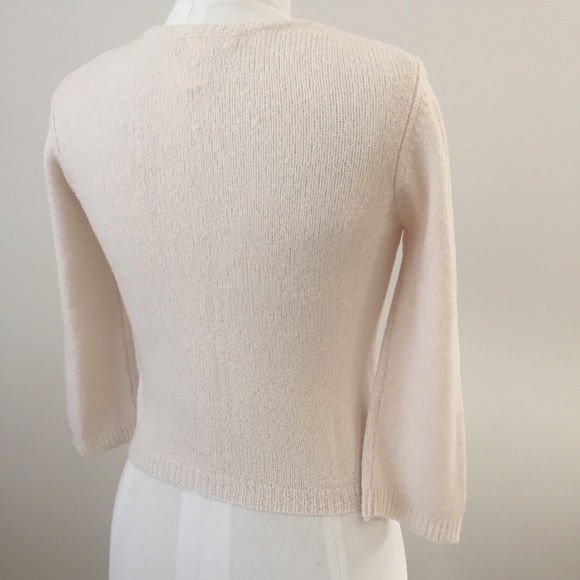 Rebecca Taylor Wool Blend Ruffle Cardigan, Sz S - Picture 8 of 8